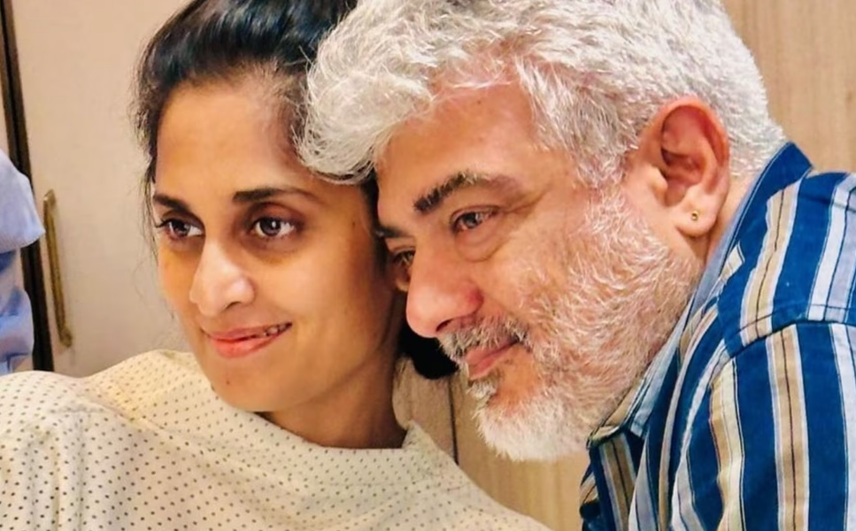 அஜித்தின் ரேஸ் காரை ஓட்டிய ஷாலினி: ‘ரொம்ப கஷ்டம்!