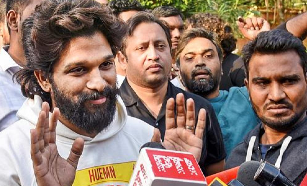 அல்லு அர்ஜுன்: ‘பொறுப்புடன் உணர்வுகளை வெளிப்படுத்துங்கள்’ என்ற ட்வீட்