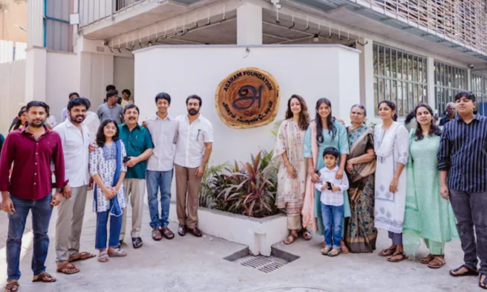 சூர்யா, ஜோதிகாவின் பிள்ளைகள் நன்றாக வளர்ந்துவிட்டார்கள்: லேட்டஸ்ட் போட்டோ!