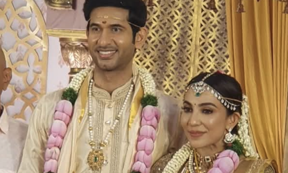 பார்வதி நாயரின் கோலாகல திருமணம்: அழகிய ஜோடியின் புகைப்படங்கள்!