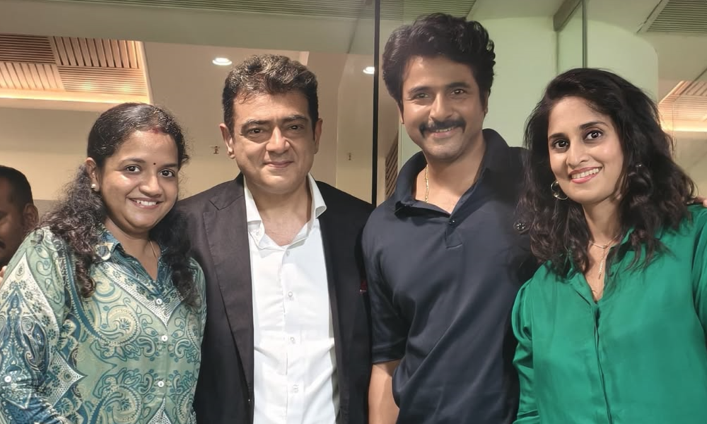 அஜித் மற்றும் சிவகார்த்திகேயன் குடும்பம் ஒன்றாக எடுத்த புகைப்படங்கள் வைரல்!