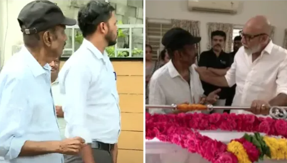 மனைவி மரணம்: தனிமரமான கவுண்டமணி, ஆறுதல் கூற முடியாமல் சத்யராஜ்!