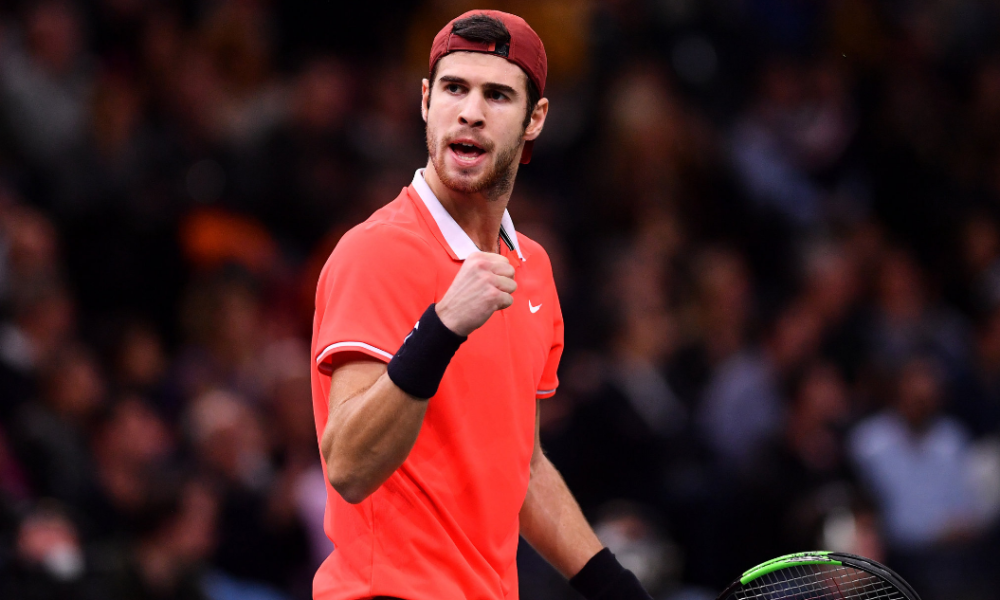 பாரீஸ் மாஸ்டர்ஸ் டென்னிஸ்: கரென் கச்சனோவ் இரண்டாம் சுற்றுக்கு முன்னேற்றம்