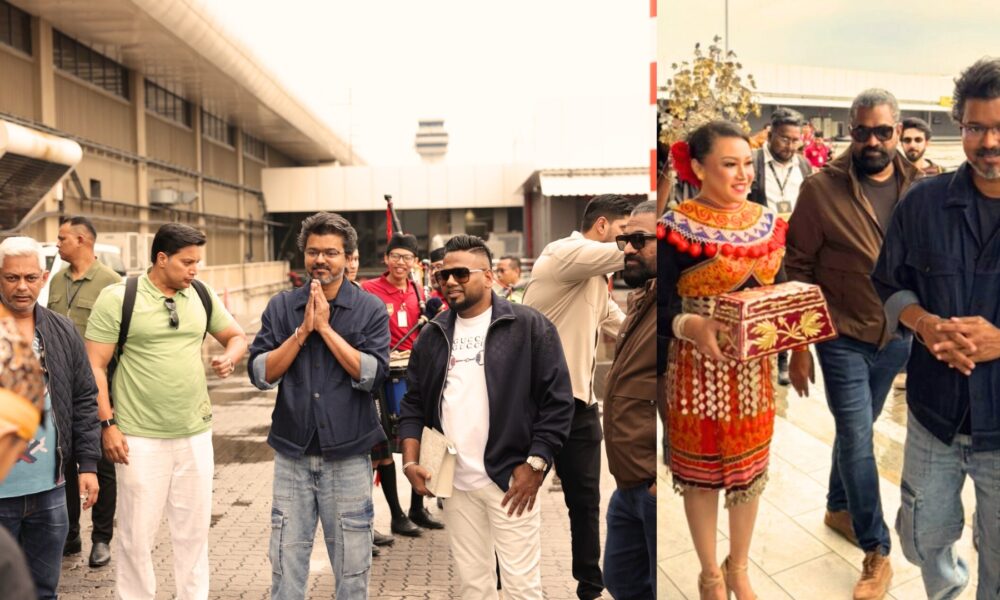 ✈️ மலேசியா விமான நிலையத்தில் ரசிகர்களை வாழ்த்திய தளபதி விஜய்