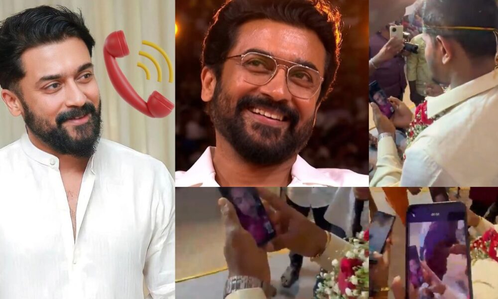 திருமண மேடையில் சூர்யாவின் லைவ் வாழ்த்து! 💍✨ ரசிகர்கள் உற்சாகம்!