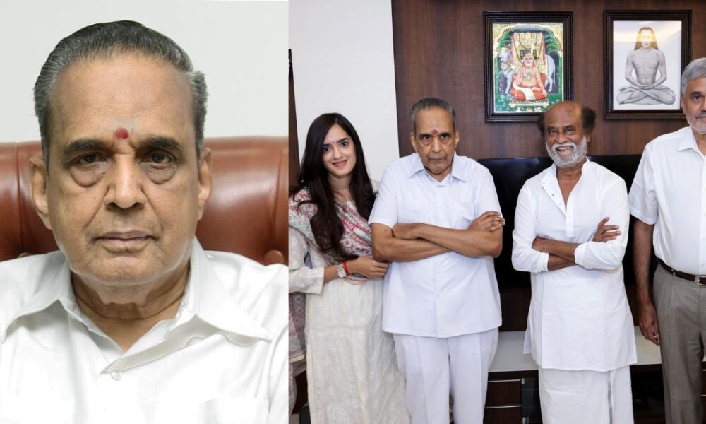 “ரஜினிகாந்த் வழங்கிய இறுதி மரியாதை 🙏✨ AVM சரவணன்”