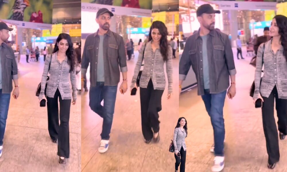 திருமணத்திற்குப் பிறகு மும்பையில் குடியேறிய சமந்தா – வைரலான வீடியோ