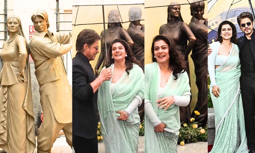 “லண்டனில் ராஜ்–சிம்ரன் சிலை! ❤️SRK–காஜோல் ரசிகர்களுக்கு பெருமை!”