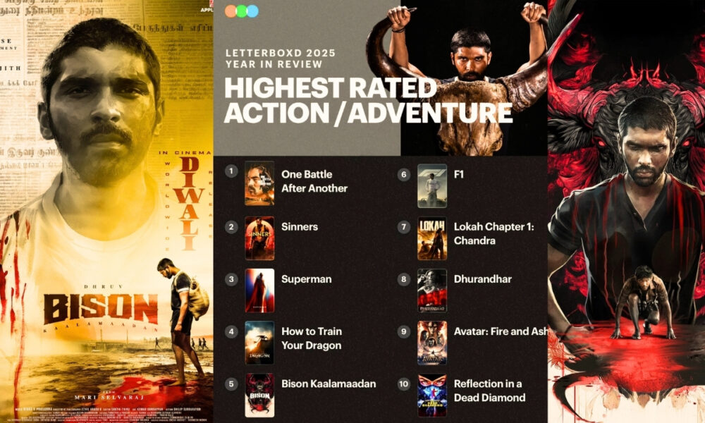 Letterboxd-ல் இடம்பிடித்த ஒரே தமிழ் படம் – ‘பைசன்’ சாதனை 🌍