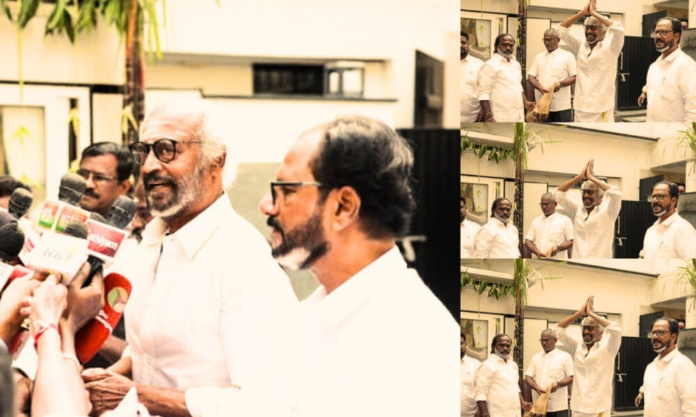 “ரசிகர்களுக்கு பொங்கல் வாழ்த்து தெரிவித்த சூப்பர் ஸ்டார் ரஜினிகாந்த்”