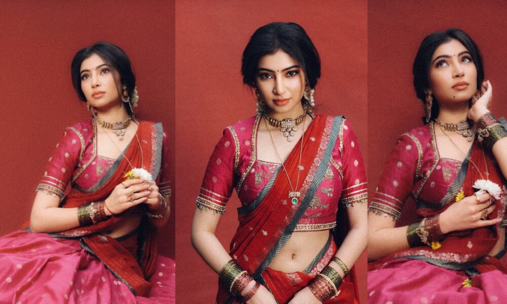 குழந்தை நட்சத்திரத்திலிருந்து கதாநாயகியாக… சாரா அர்ஜுனின் வளர்ச்சியை காட்டும் வைரல் போட்டோஷூட்!