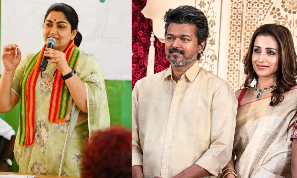 விஜய்–த்ரிஷா சர்ச்சைக்கு குஷ்பு விளக்கம்!